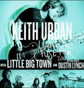 Keith Urban, Little Big Town & Dustin Lynch at the Shoreline Amphitheatre